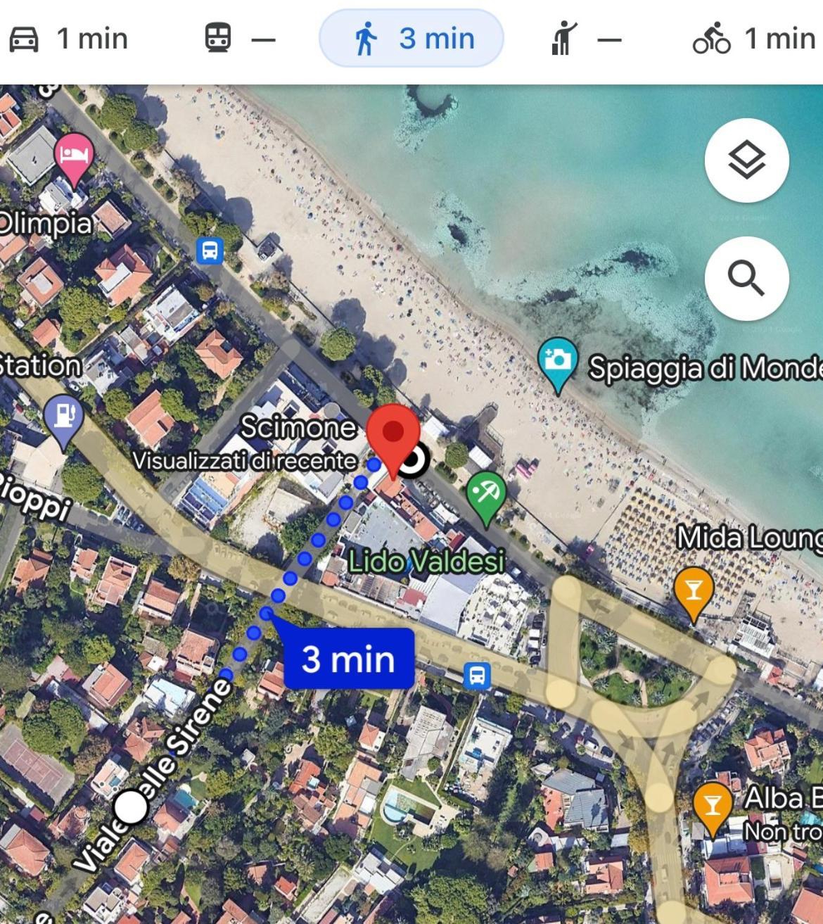 Villino Sirene Mondello Villa Palermo Bagian luar foto
